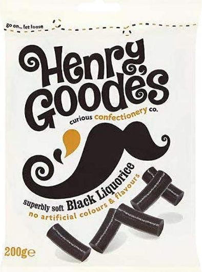 Candyland Henry Goodes Soft Liquorice 12 x 140g